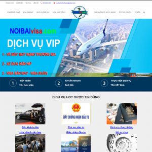Website Dịch Vụ Làm Visa Trọn Gói Giá Rẻ WBT43