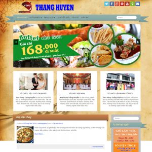 Website Nhà Hàng Cửa Hàng ăn Nhanh WBT75