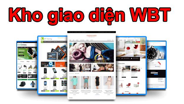kho giao diện thiết kế website tại Bình Định