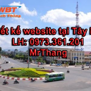 Thiết Kế Website Tại Tây Ninh