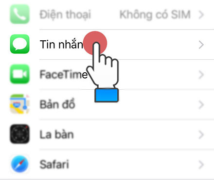 Cách sử dụng bật iMessage trên iPhone