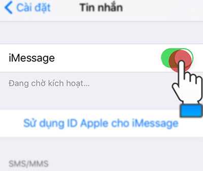 Cách sử dụng bật iMessage trên iPhone 4