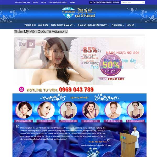 Mau-website-tham-my-vien-quoc-te-Vdiamond-WBT1046