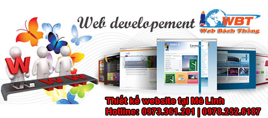 thiết kế website tại Mê Linh