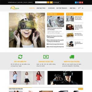 Mẫu Website Shop Công Nghệ – Điện Máy WBT1070