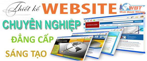 thiết kế website chuyên nghiệp WBT