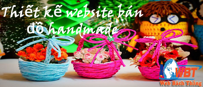 thiết kế website bán đồ handmade