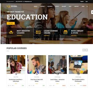 Mẫu Website Theo Theme Wordpress Education WBT1085