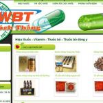 Thiết kế website nhà thuốc đông y nhà thuốc thảo dược