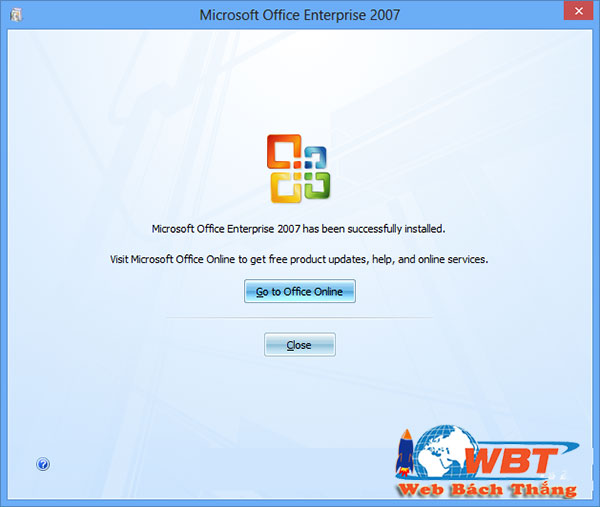 Hướng dẫn cài đặt Microsoft Office 2007