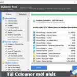 Tải ccleaner mới nhất – phần mềm dọn dẹp máy tính chuyên nghiệp