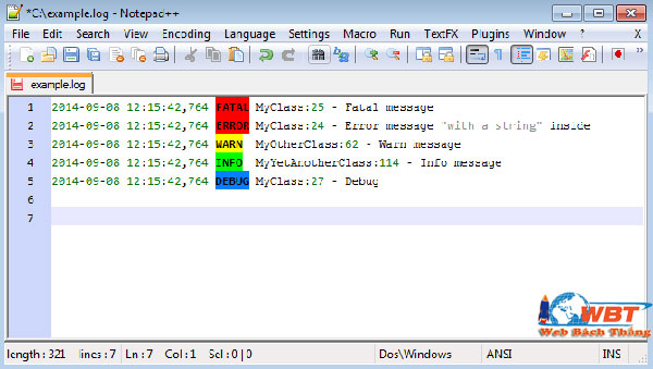 Những tính năng của notepad++