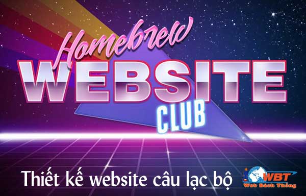 Thiết kế website câu lạc bộ