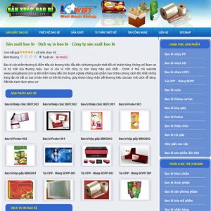 Thiết Kế Website In Bao Bì Sản Phẩm Nhựa Nylon Giấy đẹp Chuyên Nghiệp