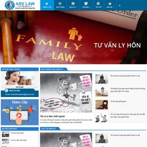 Mẫu Website Dịch Vụ Tư Vấn Luật WBT239
